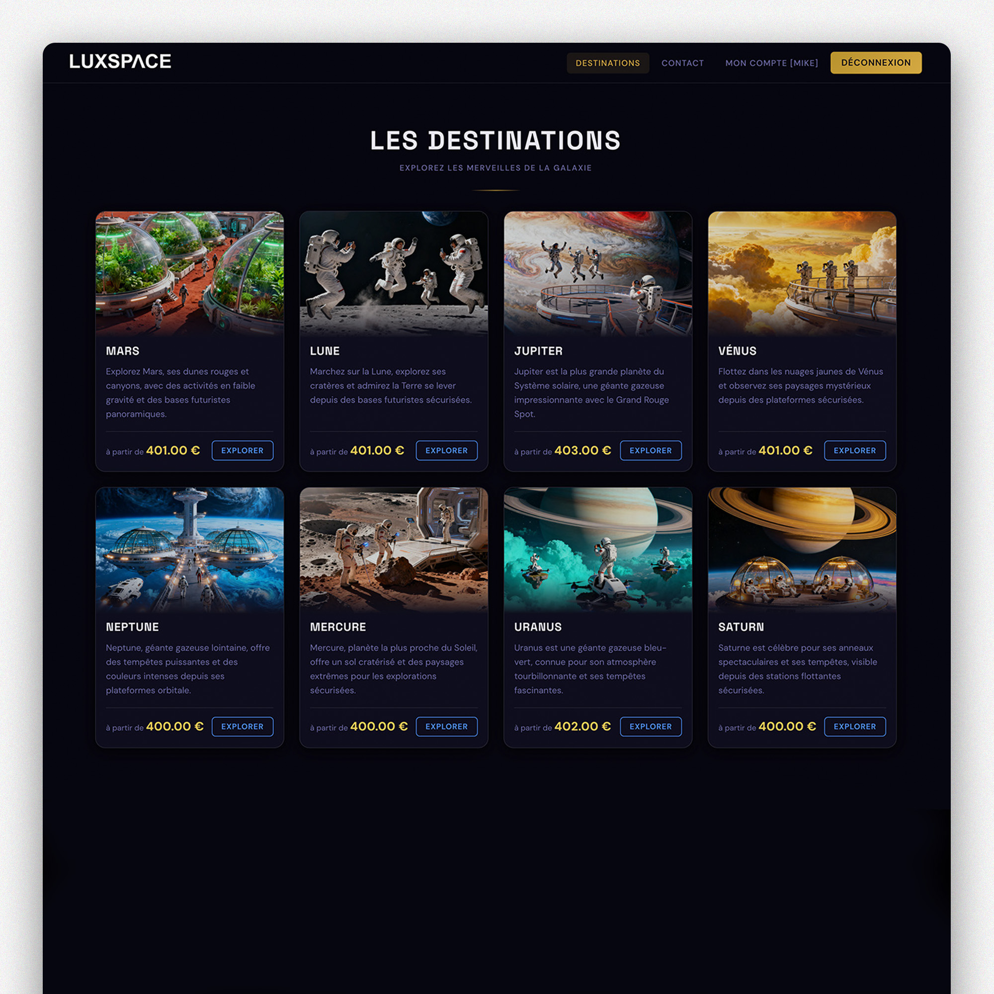 LuxSpace — vue 5