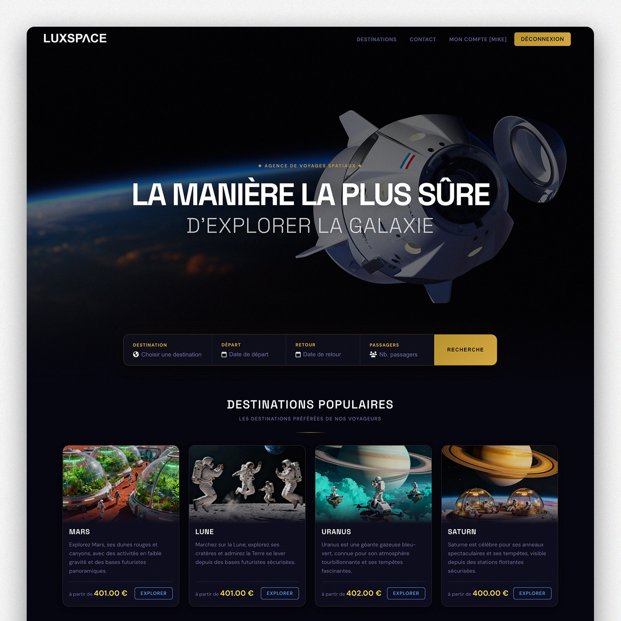 LuxSpace — vue 1