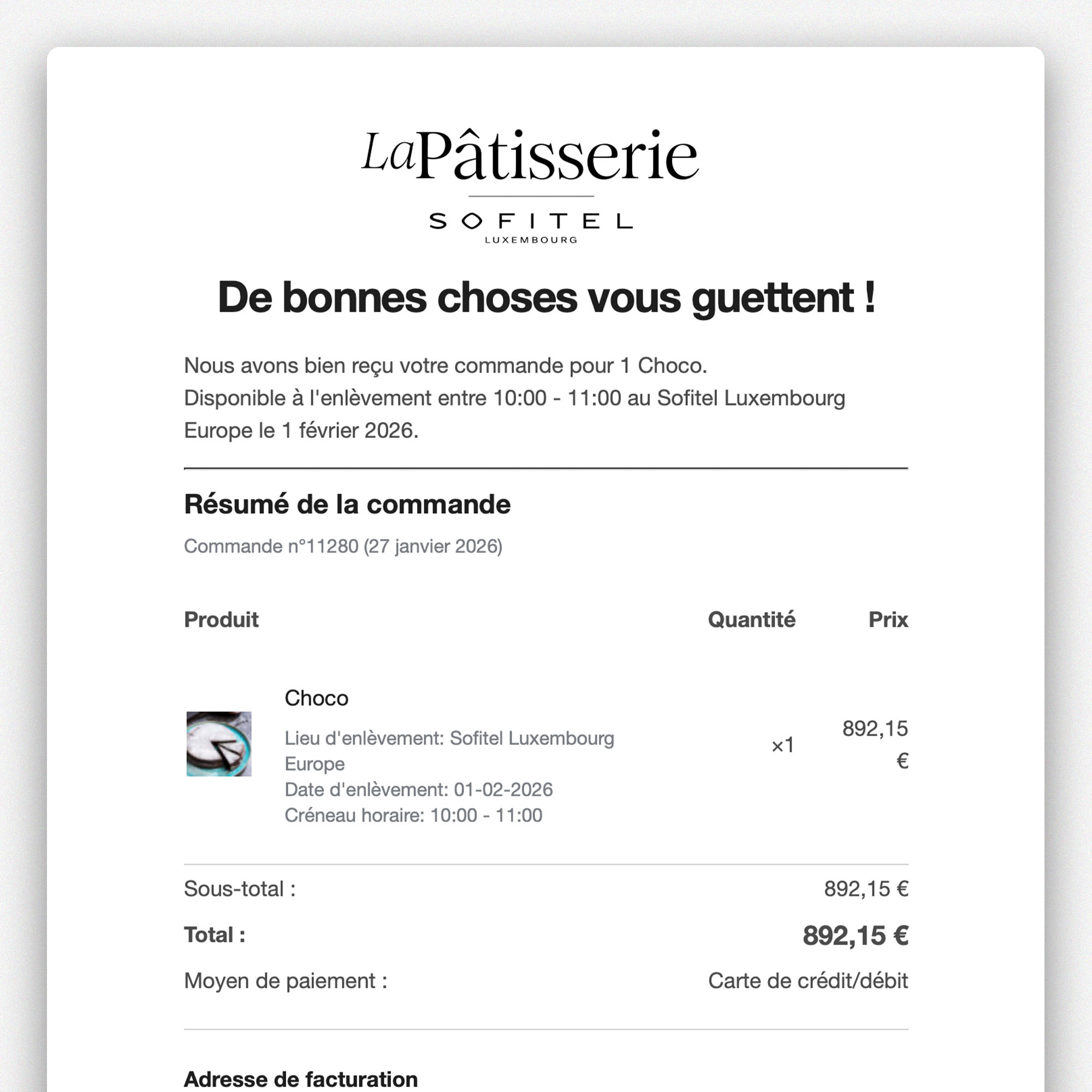 La Pâtisserie — vue 3